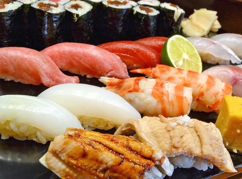 寿司正确的吃法